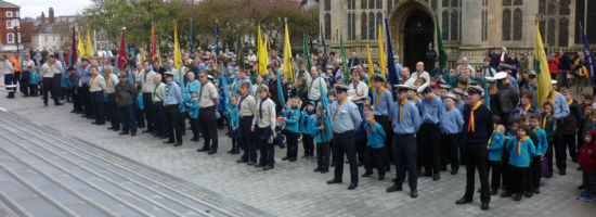 Scouts Celebrate Patron Saint in Style